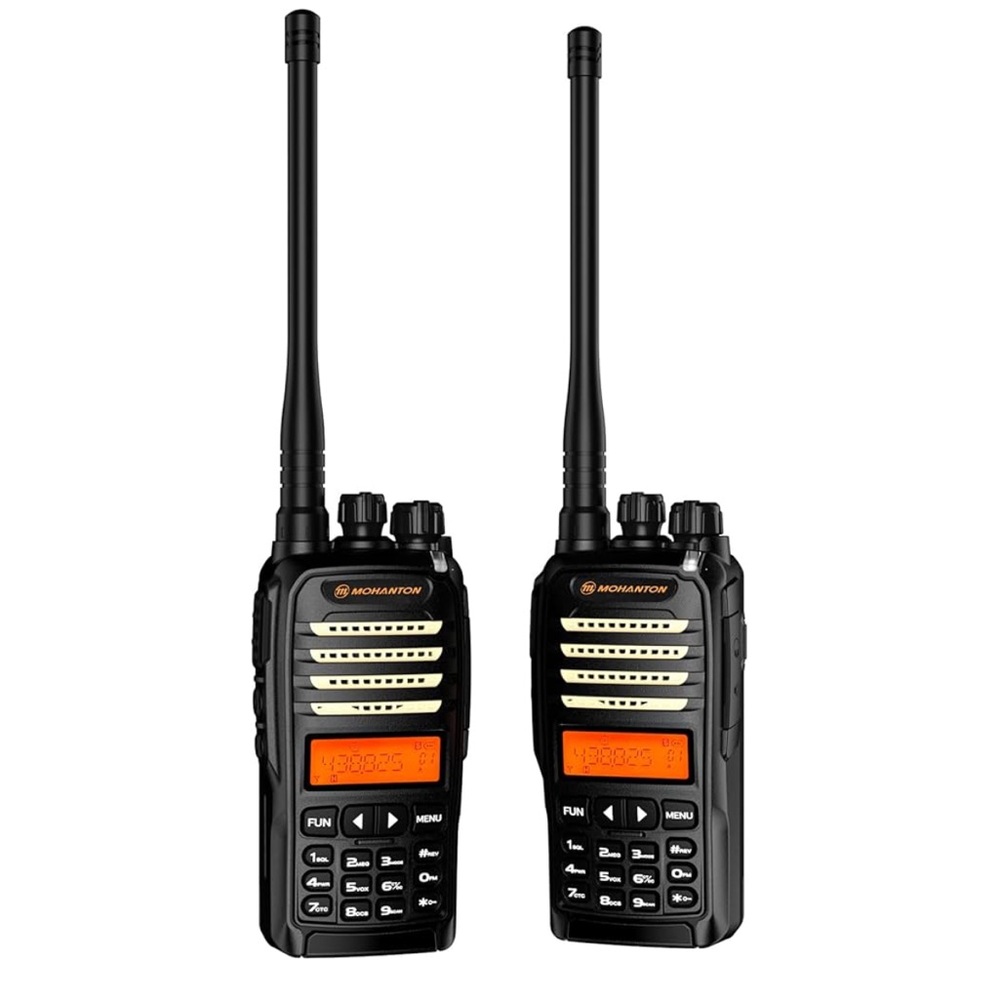 NIB Professional Long Range 8 Mile Two-Way Radio Walkie Talkies for Adults